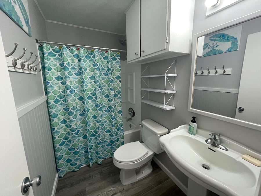 Bathroom remodeled
