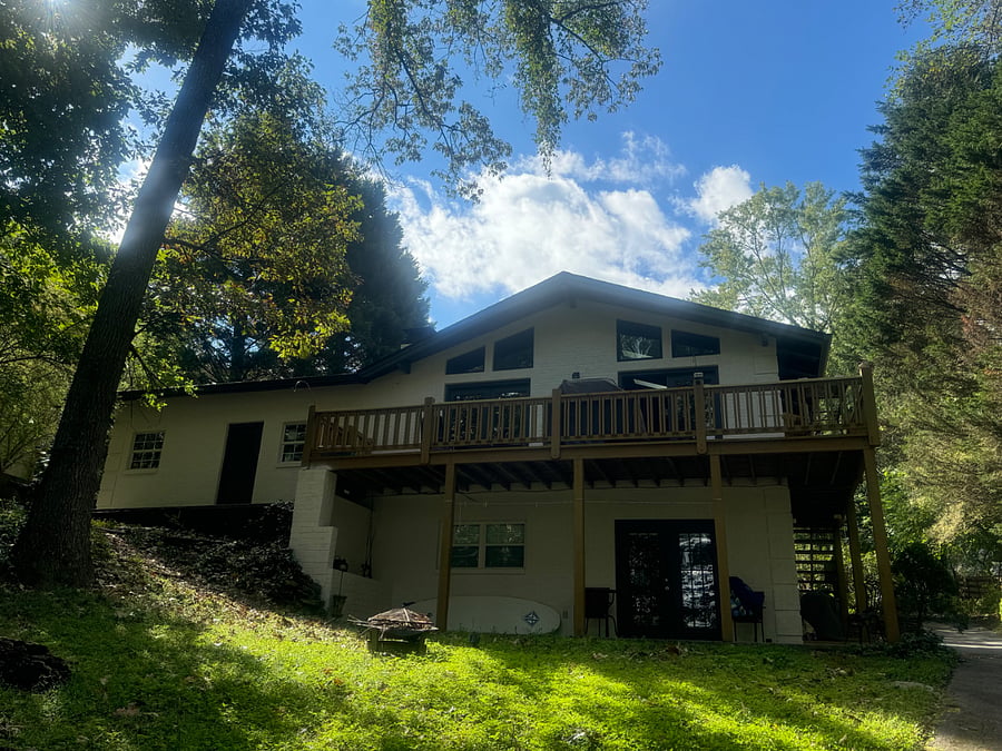 house from the dock