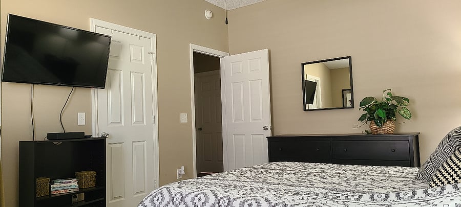 Master Bedroom with TV