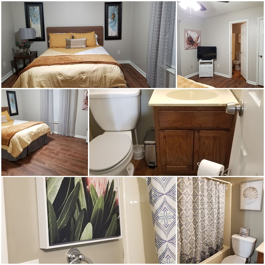 Master Bedroom and Full Bathroom