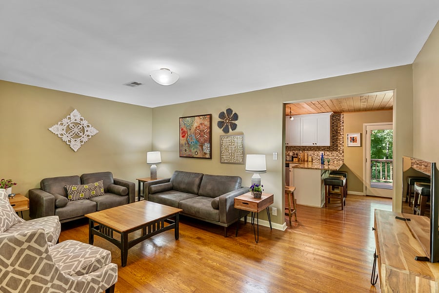 Living room, open concept
