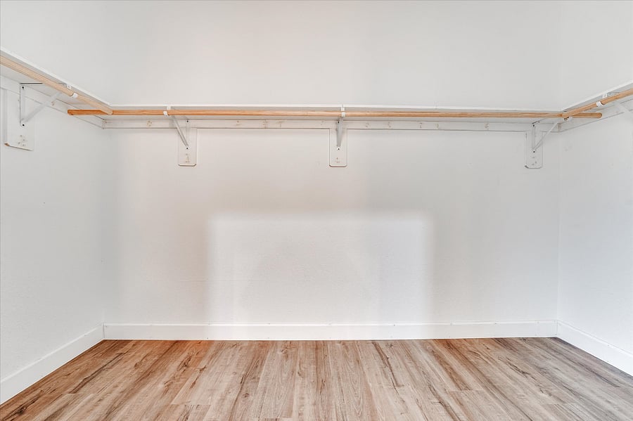 Master walk in closet