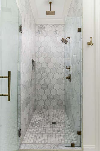 Primary bath with rain shower
