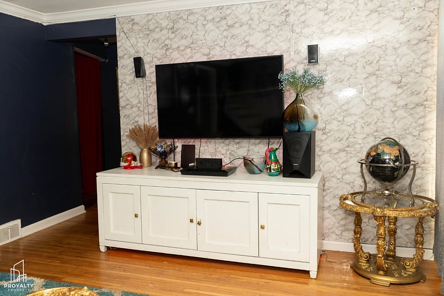 Living room entertainment center