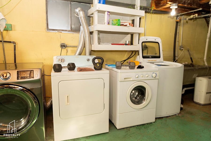 Free Laundry on site in the building.