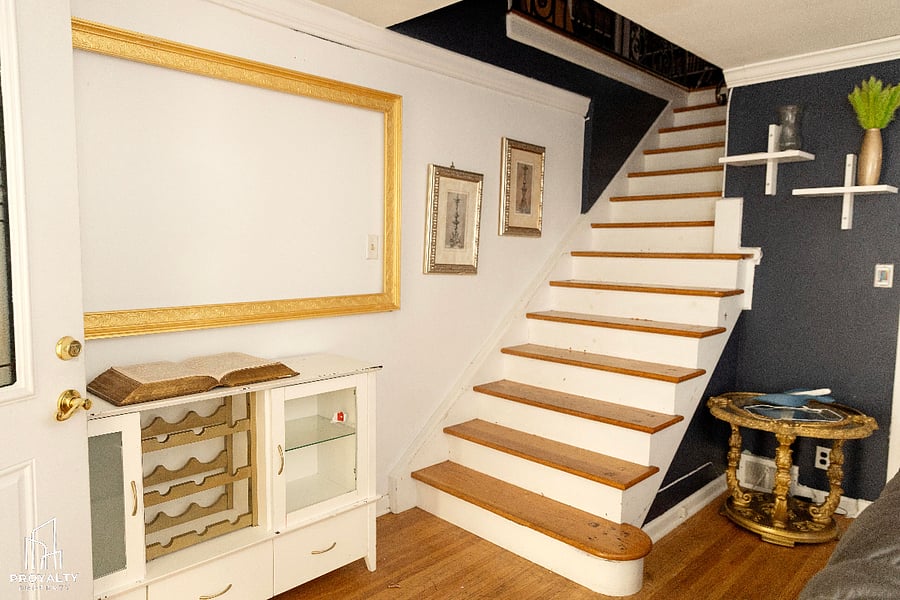 Stairway to second floor
