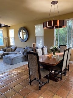 Dining/Living area
Great room with the kitchen
Views to golf course & mountains!