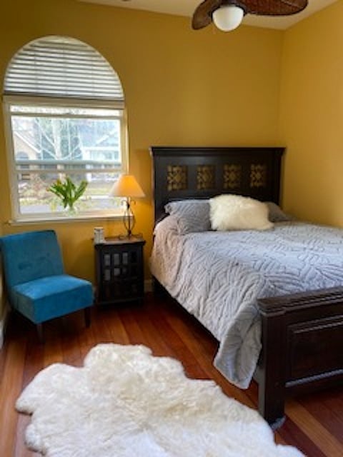 Bedroom #1: Walk-in closet, dresser and mirror, luxury mattress, premium linens.
Quiet space, left side wing of the home away from kitchen, dining and living rooms