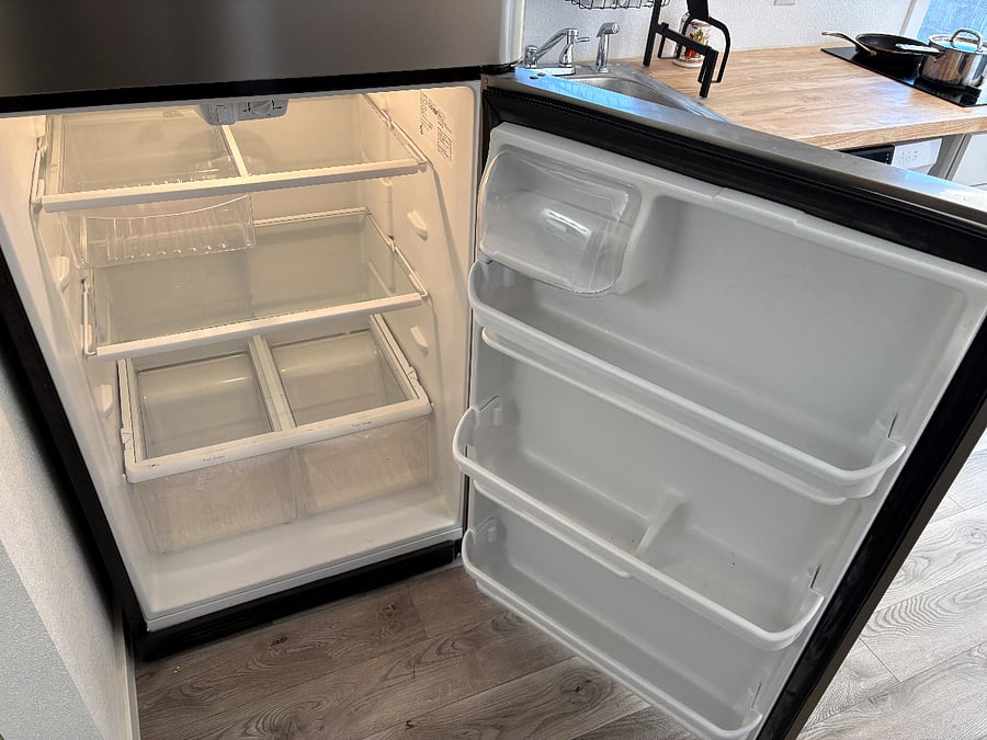 Full-size fridge