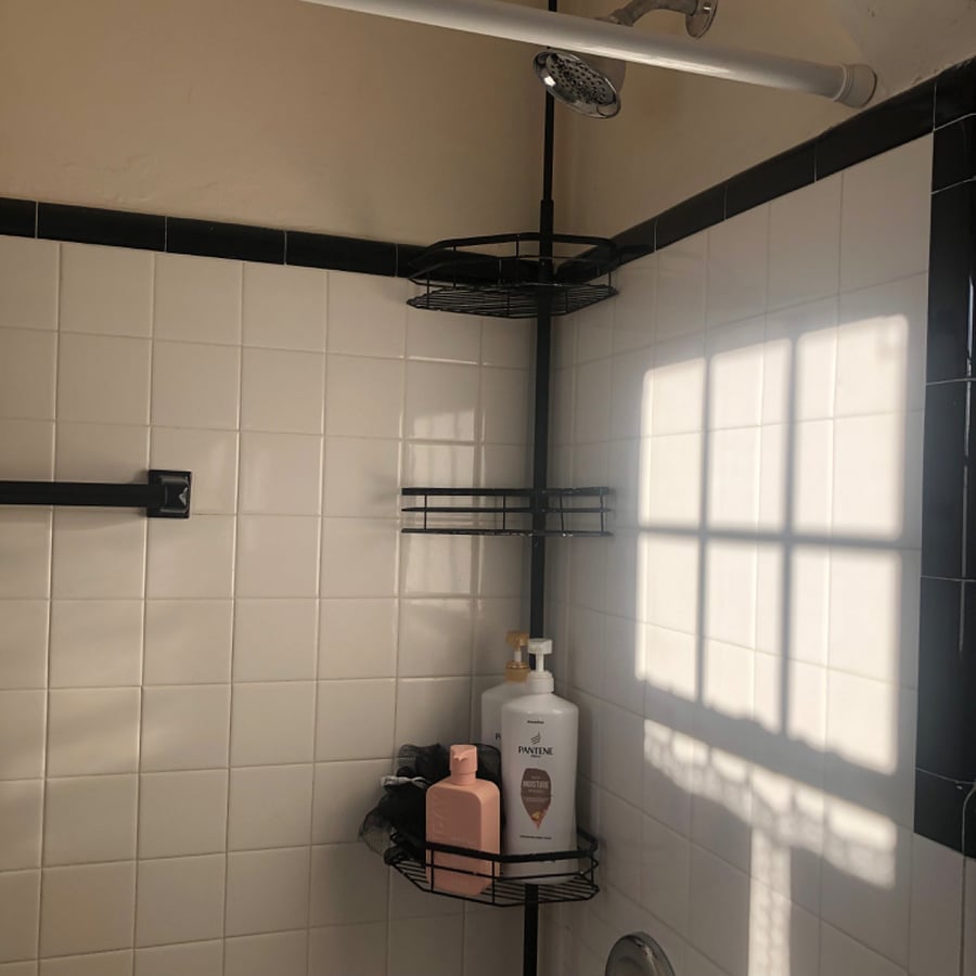Full bathroom downstairs,has shower and bath.