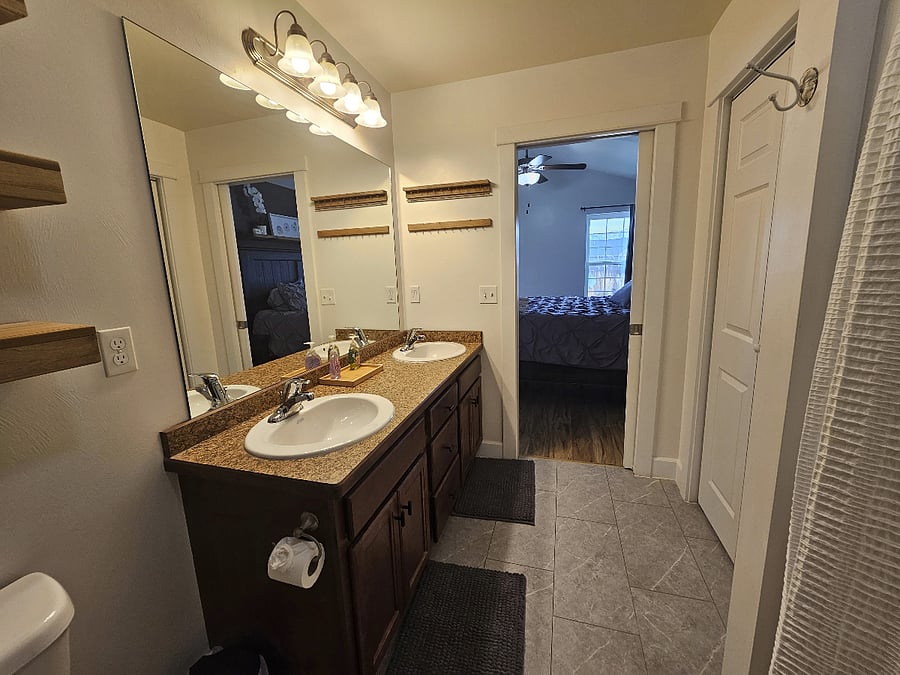 Primary Bathroom with Double Sink