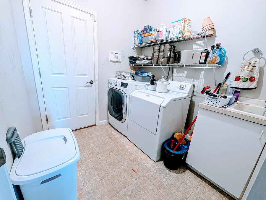 Shared laundry room