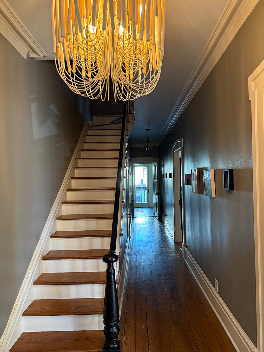 Parlor level hallway