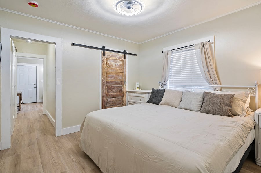 Pull down blinds for day sleeping. *Personal Linen Package for Each Guest included in Cleaning Fee.