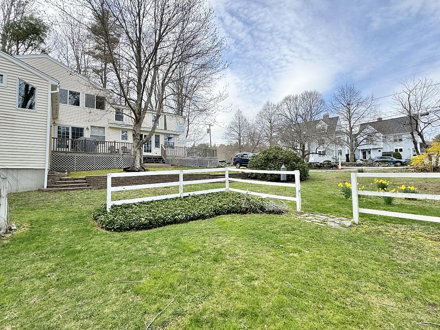 Large grassy yard