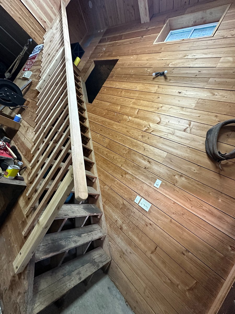 Stairs to apartment