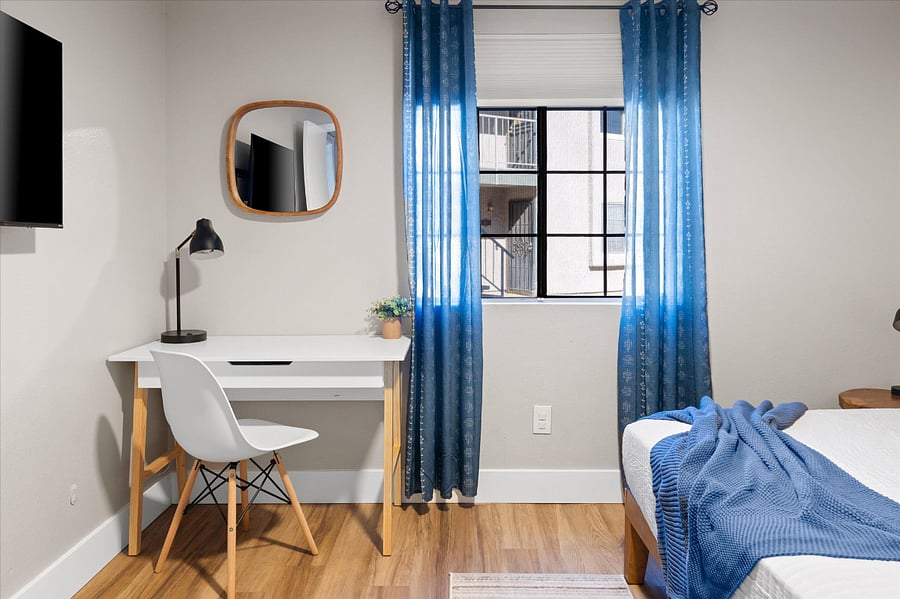 Dedicated workspace to help you stay productive during your stay