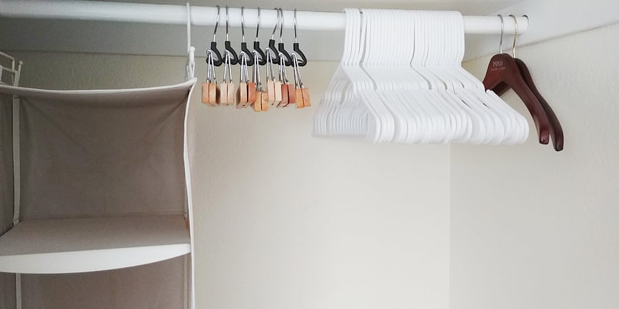 Closet space in your room.