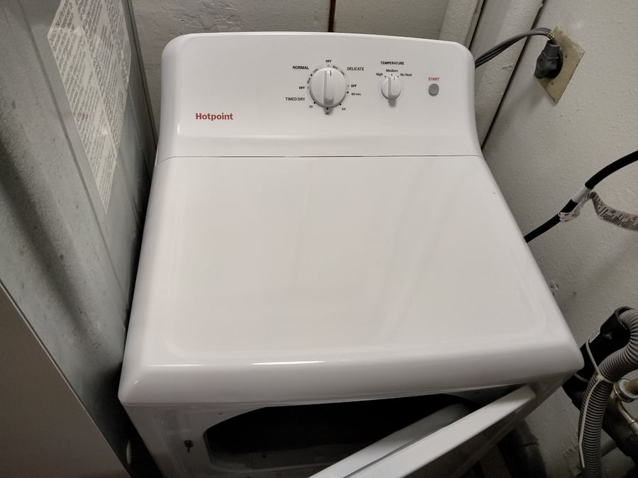 Full size tumble dryer.