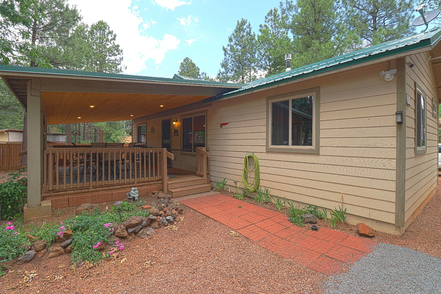 Front entry steps.