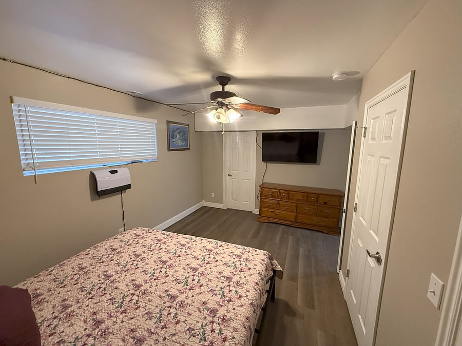 Master Bedroom w/ Dresser & Smart TV