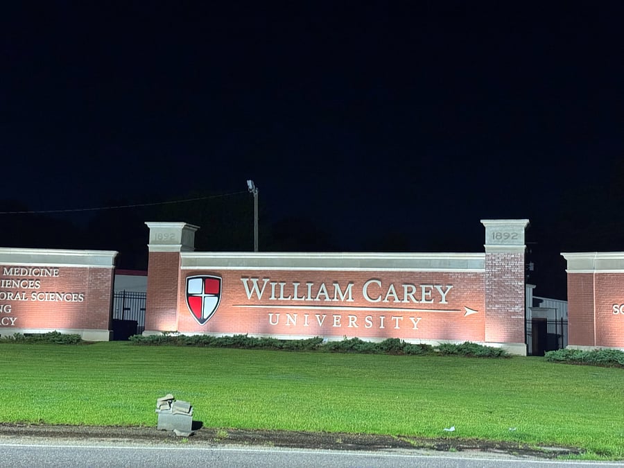 Minutes away from William Carey University.