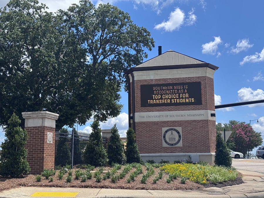 University of Southern Mississippi is just minutes away!