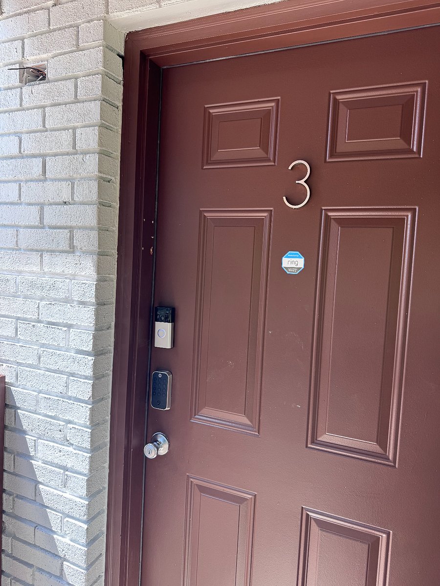 This smart home is equipped with smart locks and smart doorbell. For your peace of mind and security.