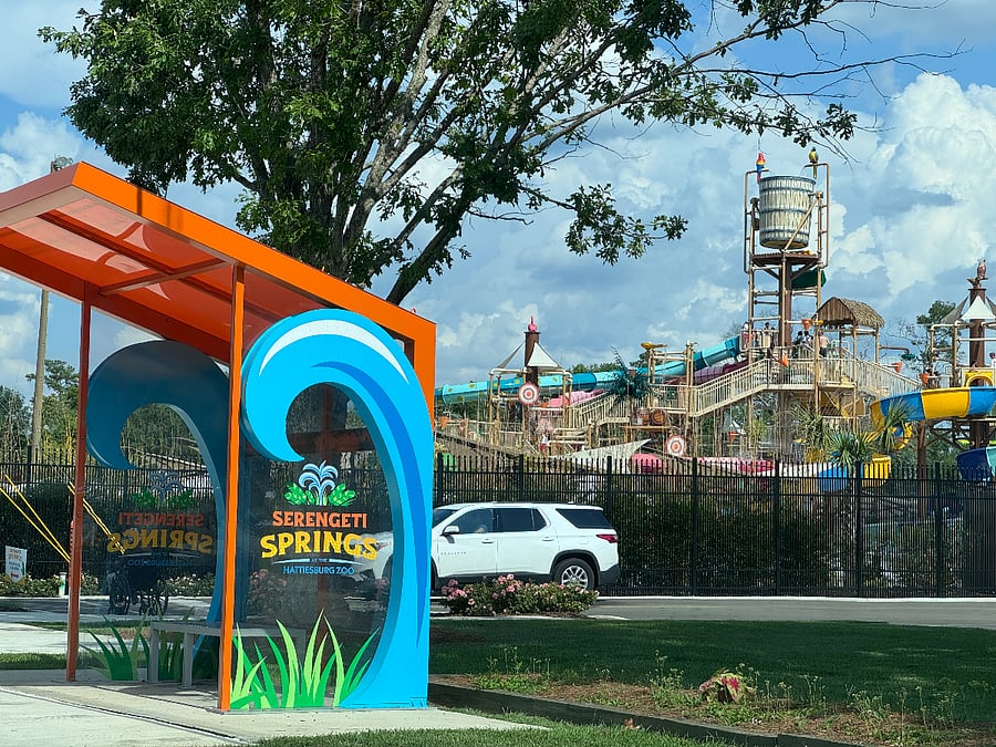 The Hattiesburg Zoo and Serengeti Springs are just minutes away!