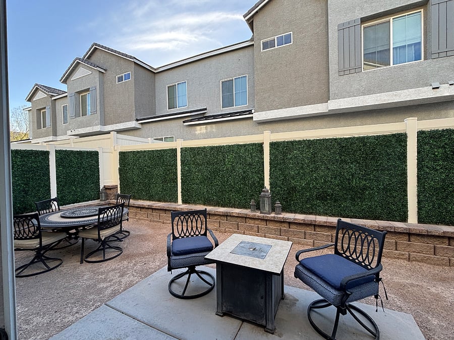 Private patio