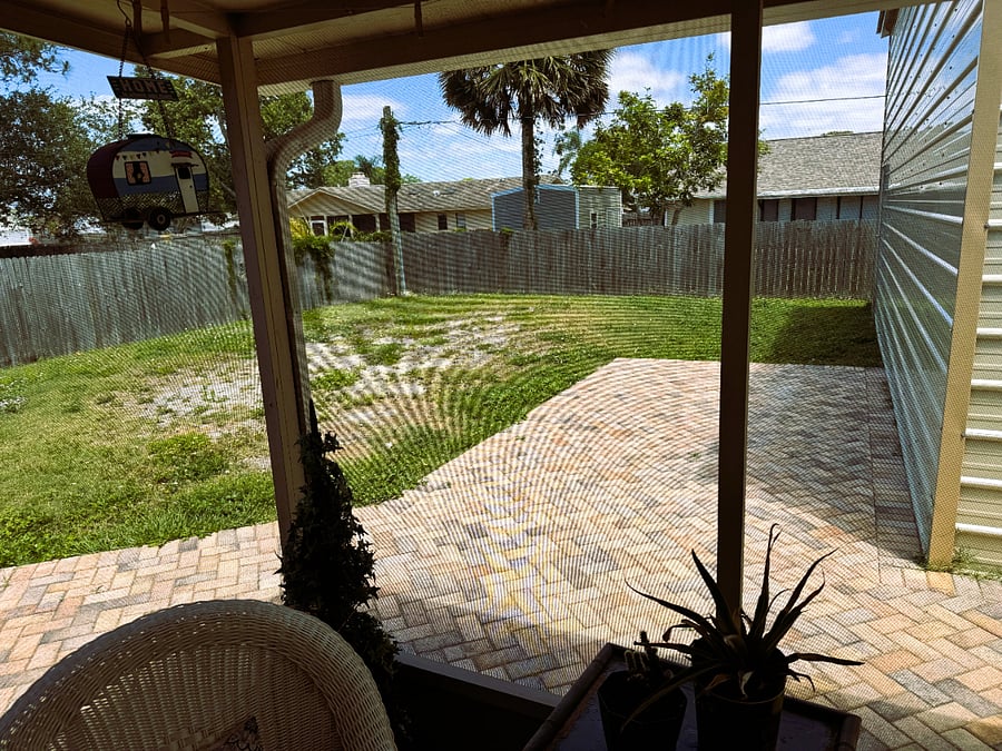 large patio