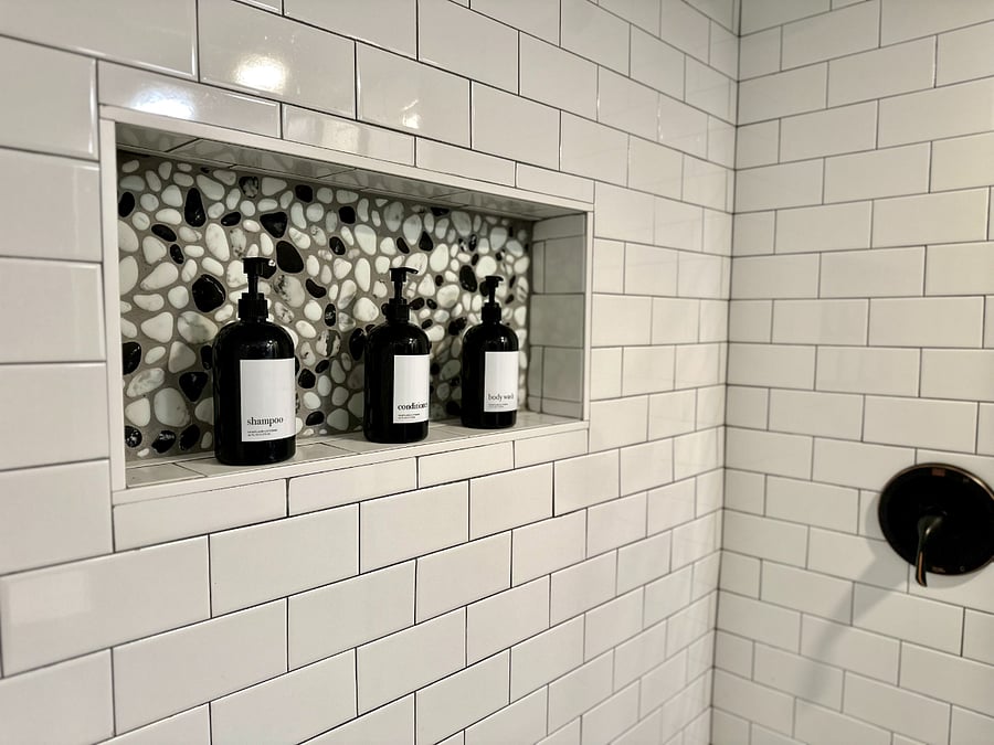 amenities in the shower
