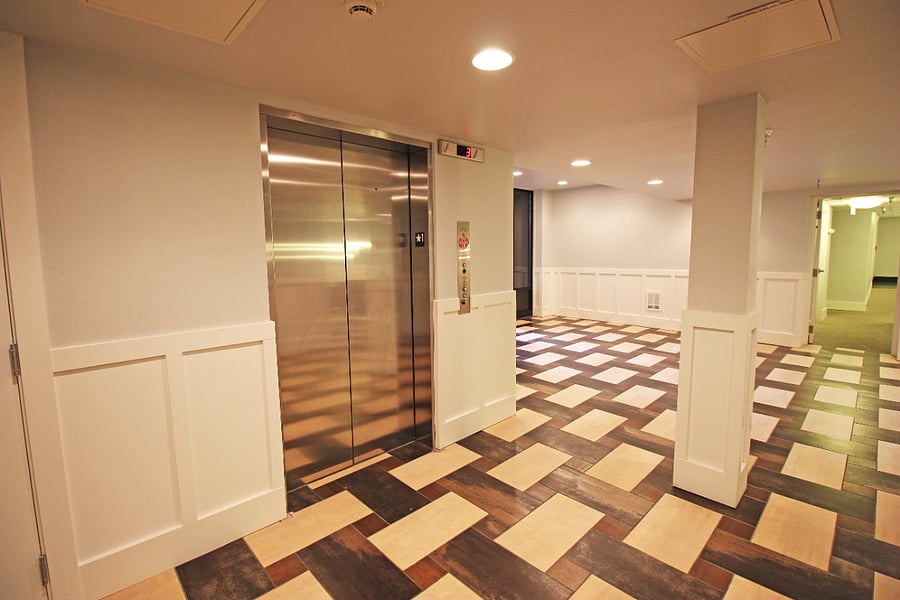 Convenient elevator.
