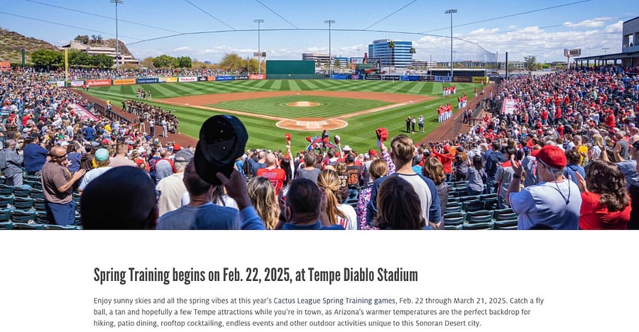 Spring Training Baseball