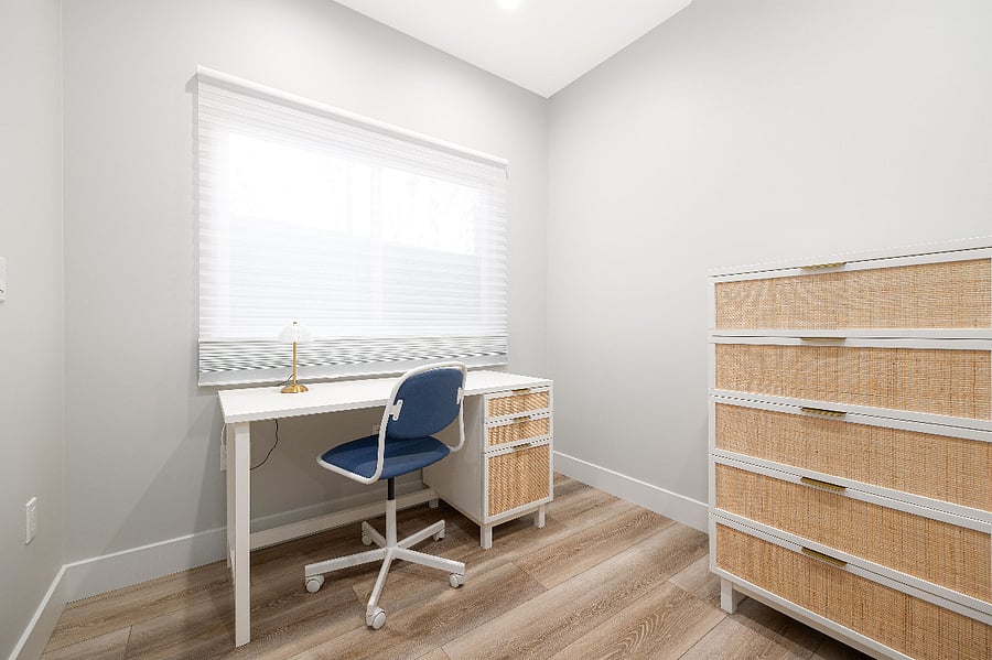 Office with Desk and a Chest of Drawers