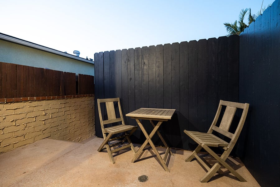 Small Patio in Front of Cottage