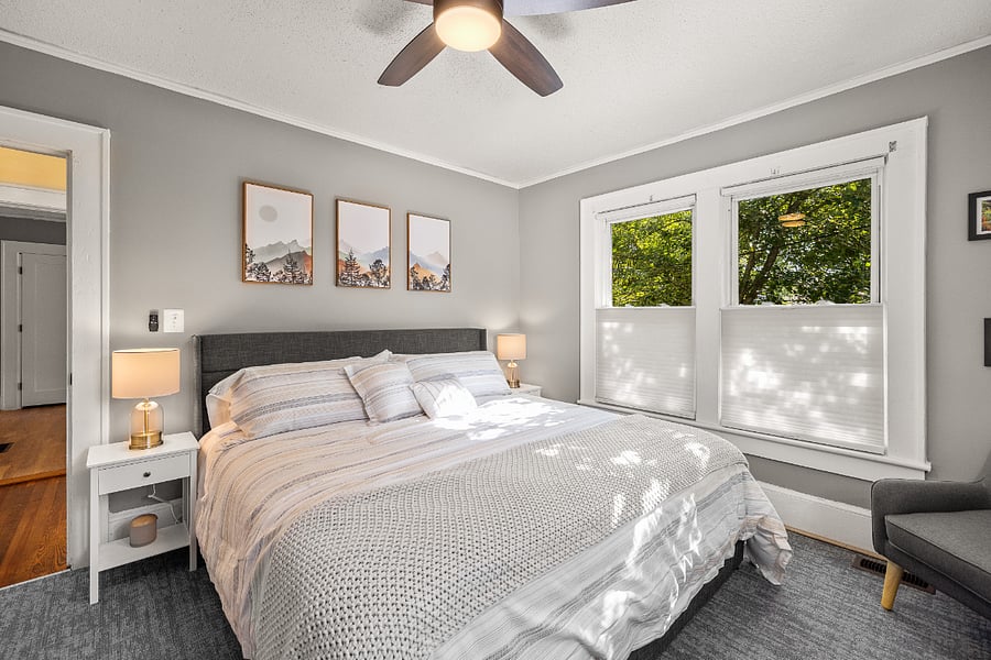 Back Bedroom with King bed