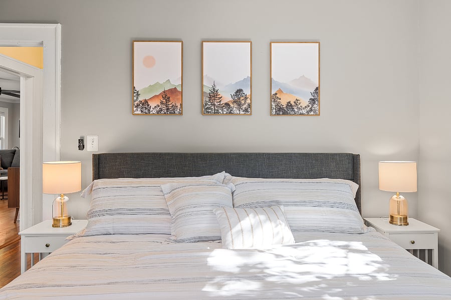 Back Bedroom with King bed