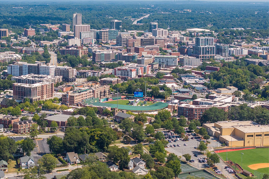 Location, location, location! Just 1.5 blocks from Fluor Field in the West End. Walk, bike, trolley around downtown Greenville!