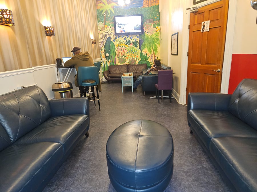 Our lounge is quite quiet during the day and we host activities some nights here.