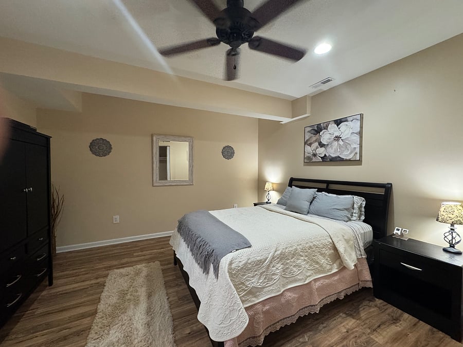 Bedroom #2 (view 2); armoire with drawers