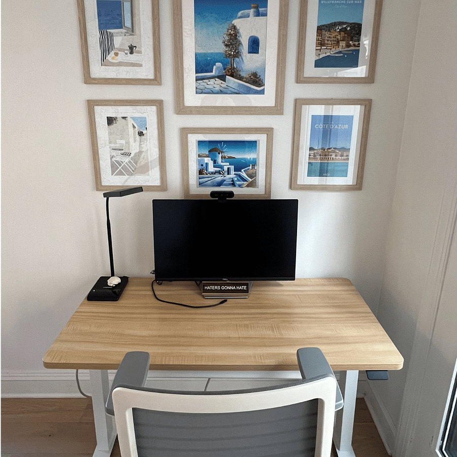 Workstation #1 with tons of natural light