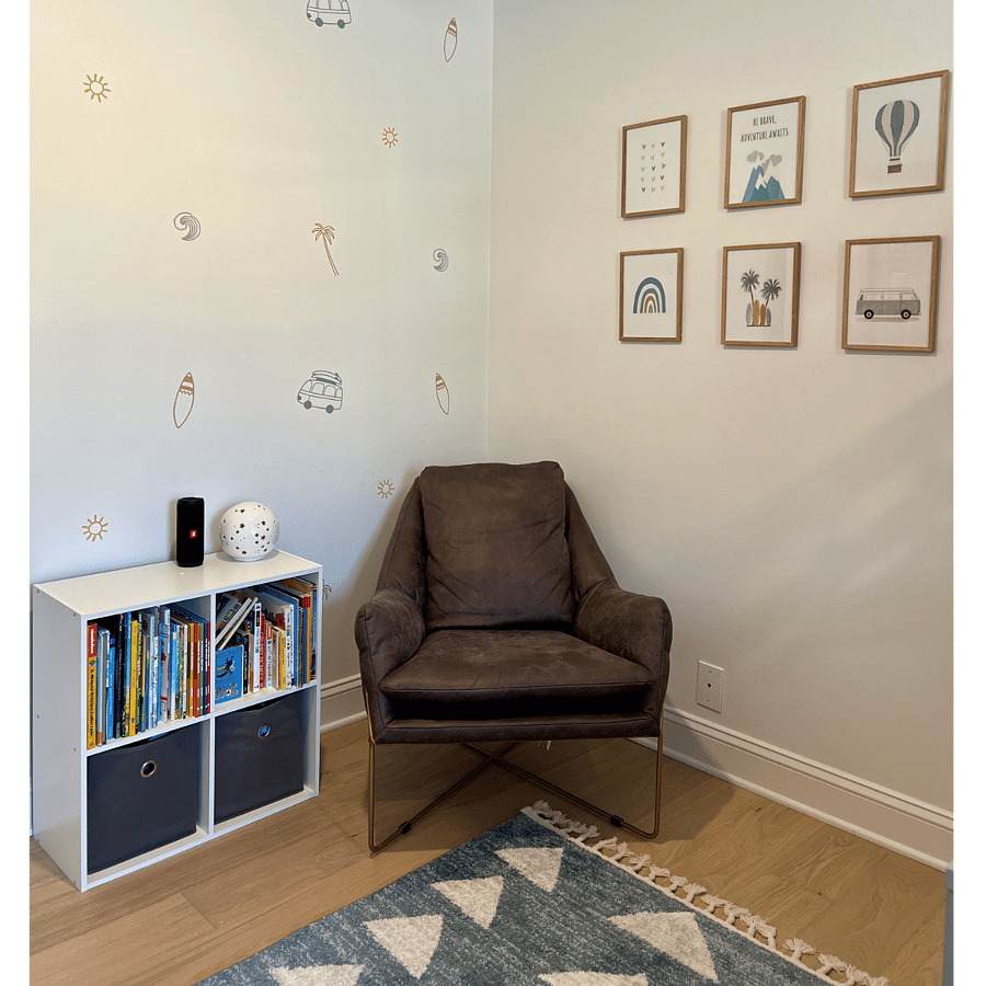 Cozy reading area in upstairs bedroom #2