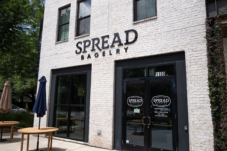Very short walk to the delicious Spread Bagelry right across the street from the neighborhood