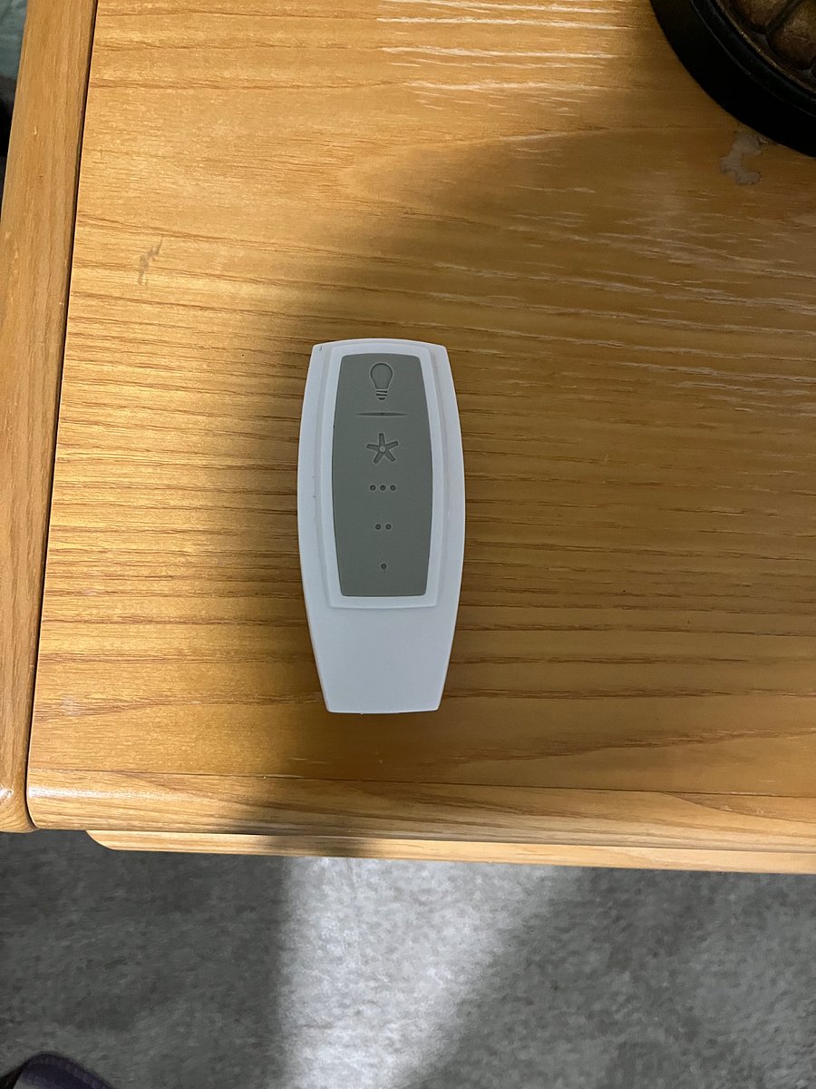Remote control fan/light