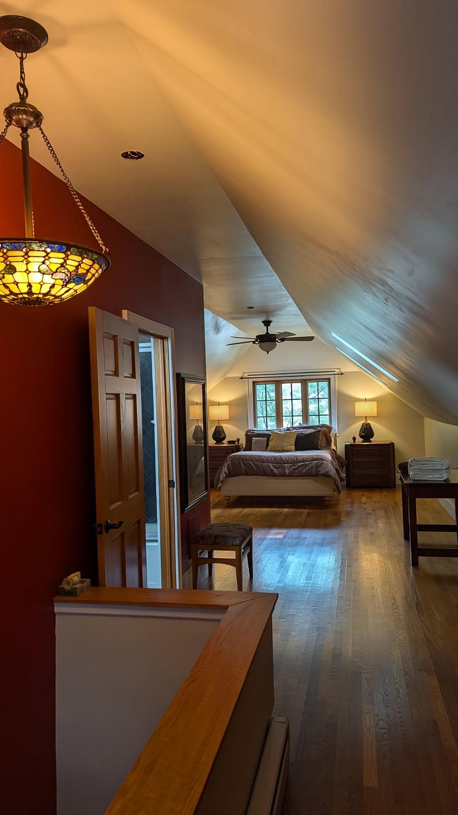 Upper level primary bedroom