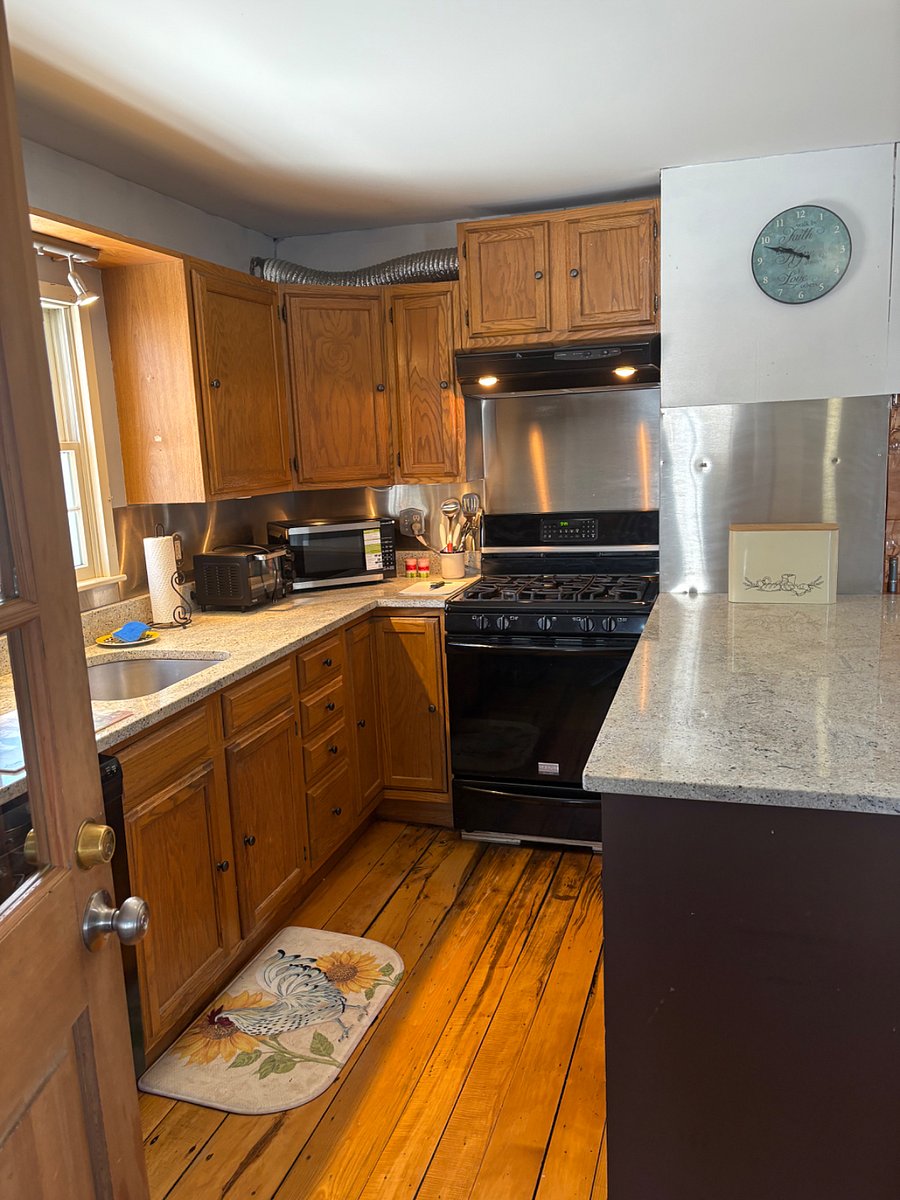 Fully stocked kitchen