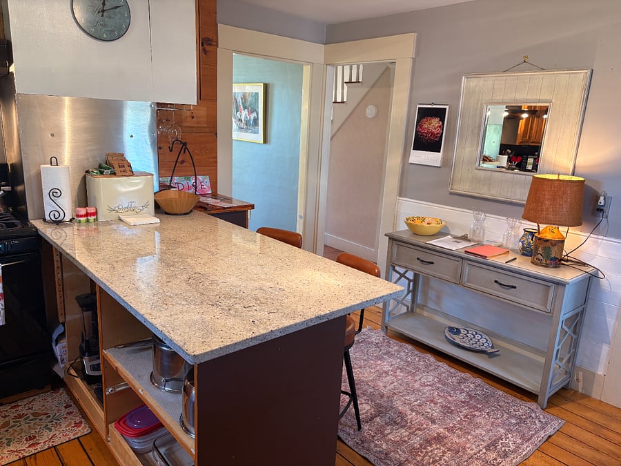 Fully stocked kitchen