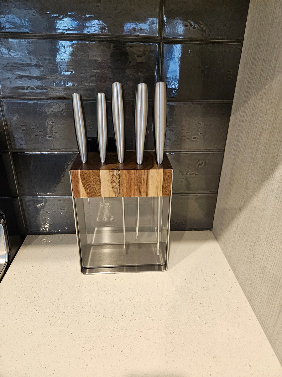 Professional knife block.