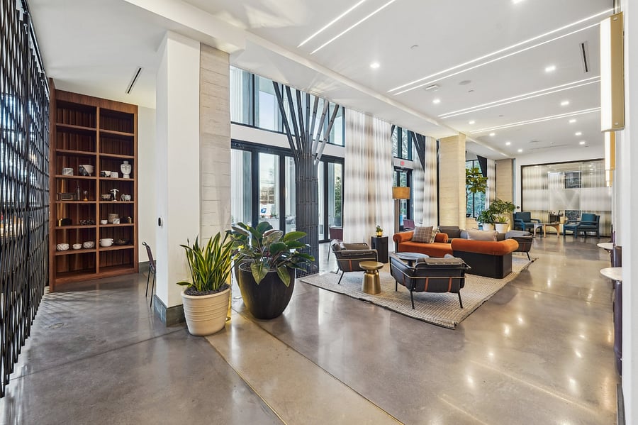 Building lobby.